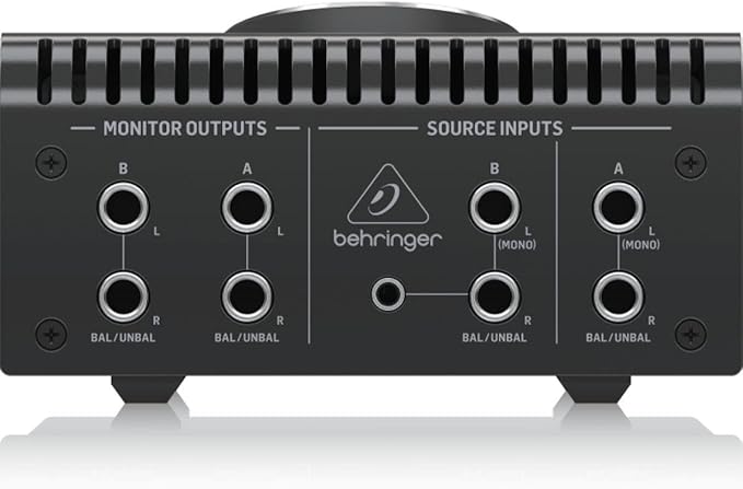 Behringer Controlador de estudio pasivo Studio M + cables de audio