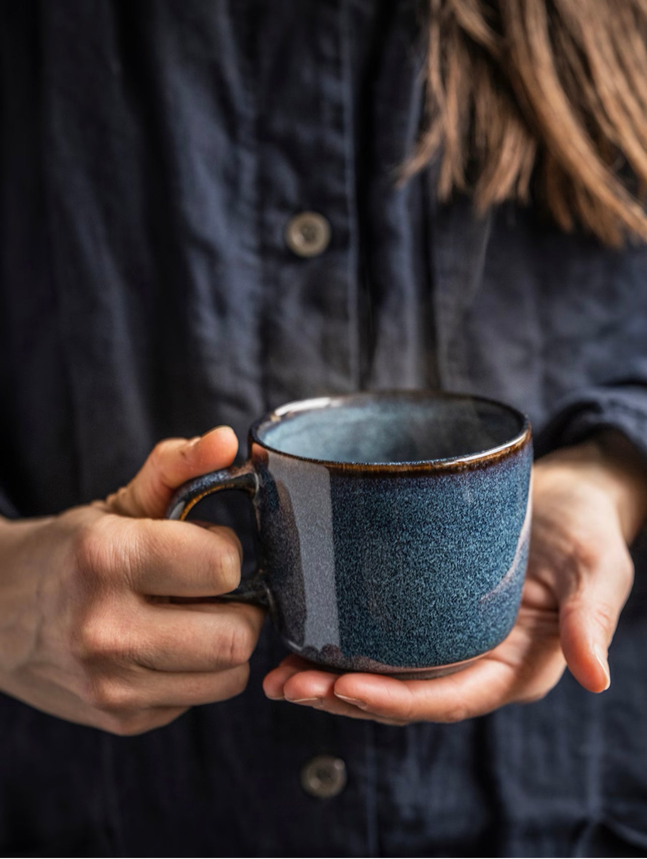 Set de 8 tazas de ceramica