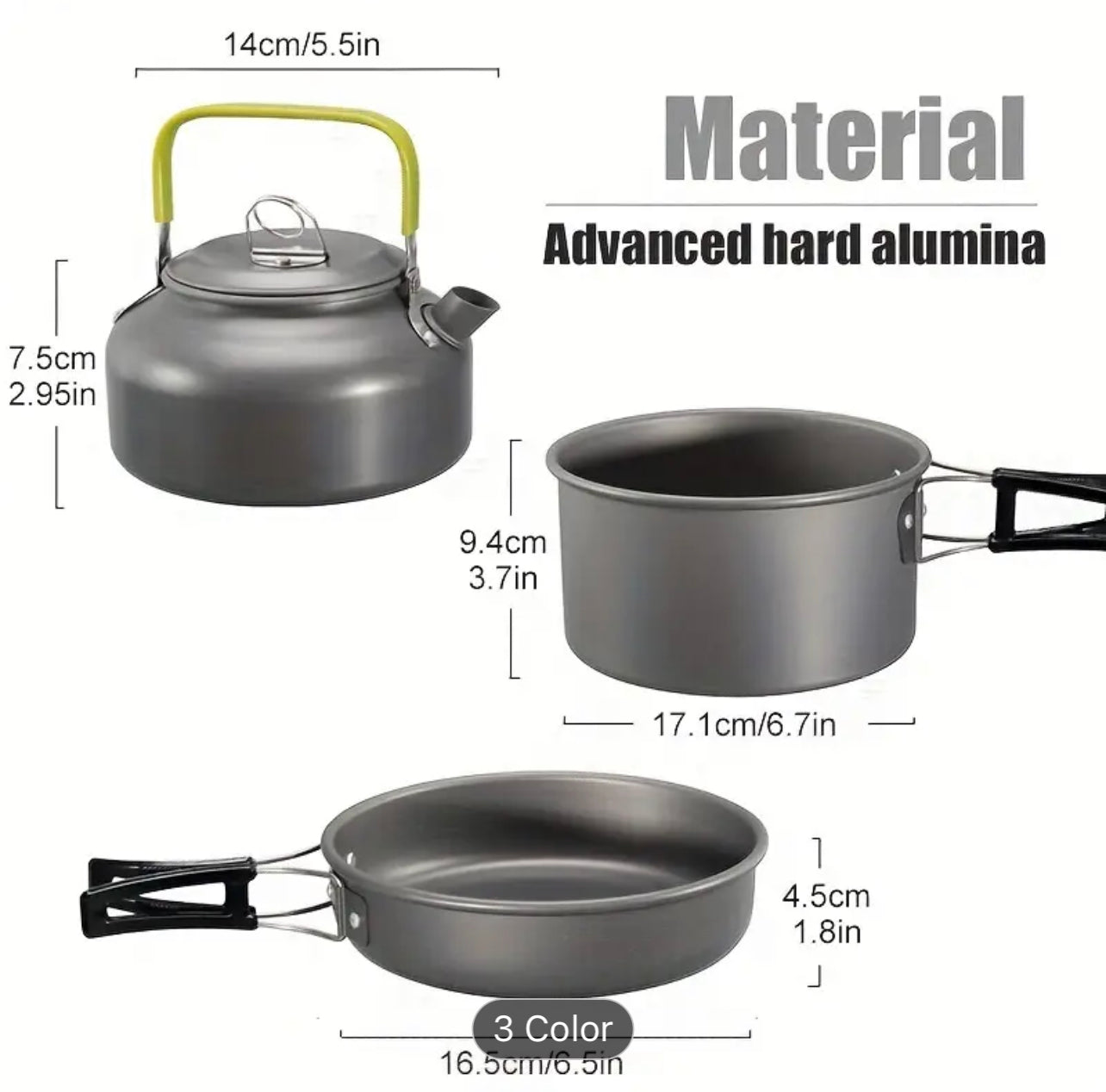 Camping cooking set