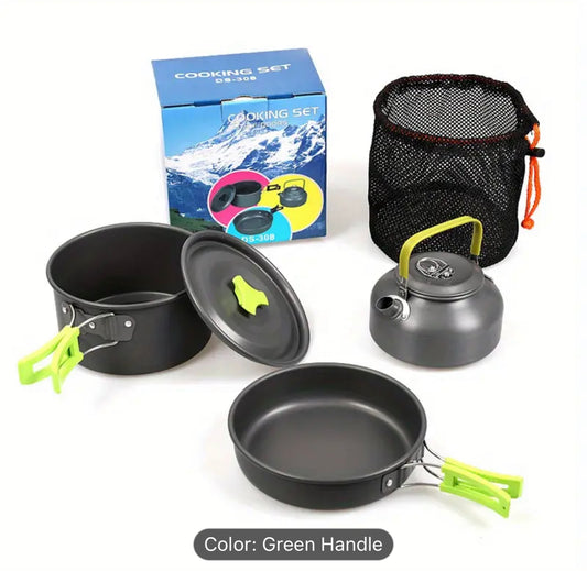 Camping cooking set