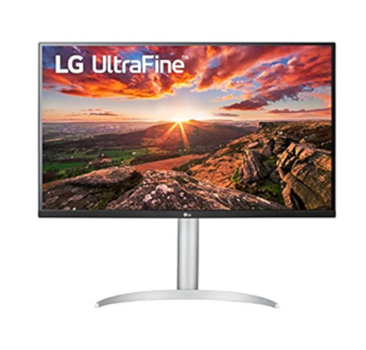 LG UltraFine 31.5" 4K Monitor de computadora 32UP83A-W, IPS con compatibilidad HDR 10 y AMD FreeSync, Blanco